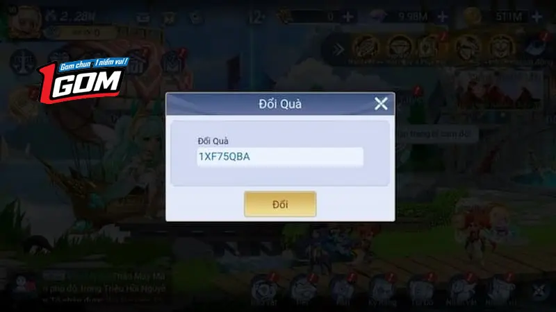 Lưu ý quan trọng khi sử dụng các mã quà tặng 1Gom