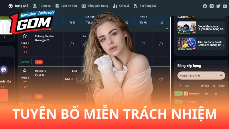 Miễn trừ trách nhiệm nhiệm 1Gom nghĩa là gì?
